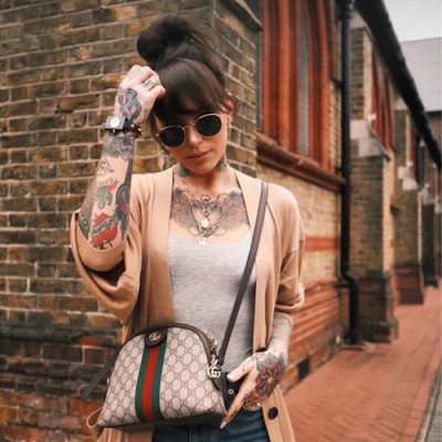 Gucci  GG Ophidia Supreme Women Shoulder Bag,23.5CM - 구찌 GG 오피디아 수프림 여성용 숄더백 499621, GUB0008,23.5CM