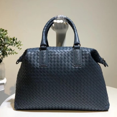 Bottega Veneta Leather Blue Women Tote Shoulder Bag,40cm - 보테가 베네타 레더 블루 여성용 토트 숄더백 8306-1,BVB0106,40cm