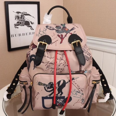 Burberry Vintage Back Pack , 36cm - 버버리 빈티지 남여공용 백팩 ,BURB0027,36cm,핑크