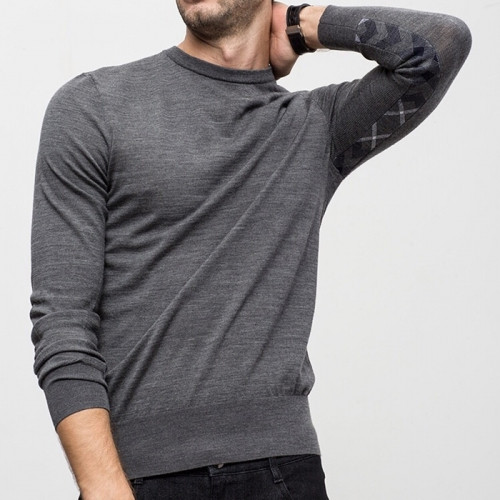 Burberry 2018 Mens Crew Neck Wool Sweater - 버버리 남성 신상 크루넥 울 스웨터 Bur0327x.Size(M - 3XL)그레이