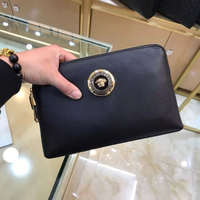 Versace Leather Clutch Bag,28CM - 베르사체 레더 남성용 클러치백 ,VERB0027