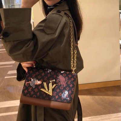 Louis Viutton Twist Chain Shouder Bag ,23cm - 루이비통 트위스트 체인 숄더백 M44408,LOUB0464 ,23cm,블랙