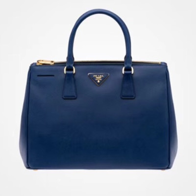 Prada Saffiano Tote Shoulder Bag,30CM - 프라다 사피아노 여성용 토트 숄더백 ,PRAB0022,30cm,블루