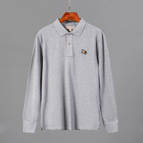 Burberry 2018 London Cotton Polo Man-to-man - 버버리 런던 코튼 폴로 맨투맨 Bur0446x.Size(m - 3xl).그레이