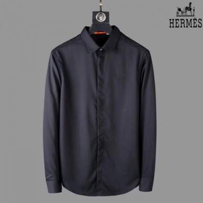Hermes 2019 Mens Classic Cotton Tshiirt - 에르메스 남성 신상 클래식 코튼 셔츠 Her0146x.Size(m - 2xl).3컬러(블랙/블루/화이트)