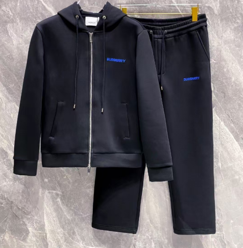 Burberry 2025 Mens Cajual Cotton Training Clothes - 버버리 남성 캐쥬얼 코튼 트레이닝복 Arm0193x.Size(m- 3xl).블랙