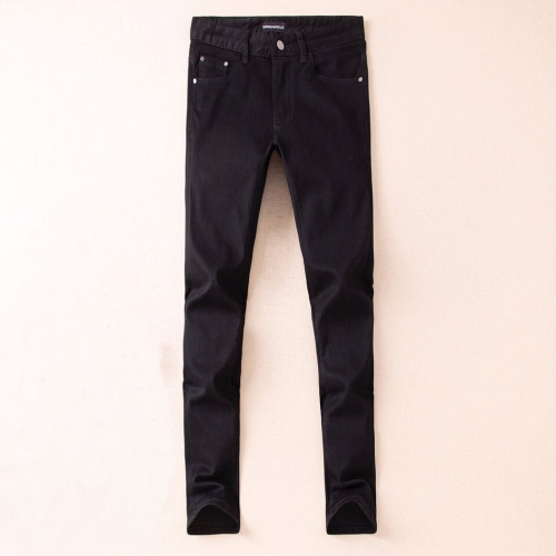 Armani 2019 Mens Metal Logo Slim Fit Denim Pants - 알마니 남성 메탈 로고 슬림핏 데님 팬츠 Arm0199x.Size(28 - 38).블랙