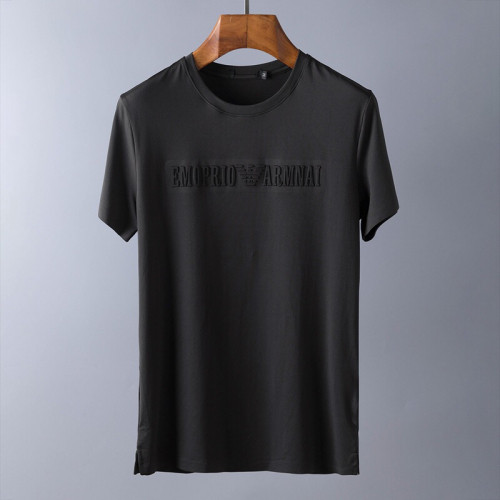 Emporio Armani 2019 Mens Logo Cotton Short Sleeved Tshirt - 알마니 남성 로고 코튼 반팔티 Arm0204x.Size(m - 3xl).블랙