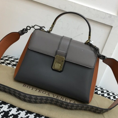 Bottega Veneta 2019 Tote Shoulder Bag,20/25cm - 보테가 베네타 2019 토트 숄더백, 9929,BVB0155,20/25cm,다크그레이+그레이