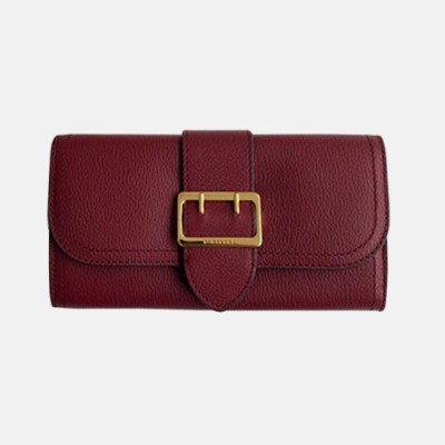 Burberry 2019 Buckle Leather Wallet - 버버리 버클 레더 장지갑 BURW0016.Size(19CM).레드