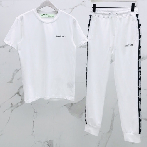 Off  White 2019 Mens Logo Cotton Short Sleeved Clothes - 오프화이트 남성 로고 코튼 반팔 트레이닝복 Off0092x.Size(m - 3xl).화이트