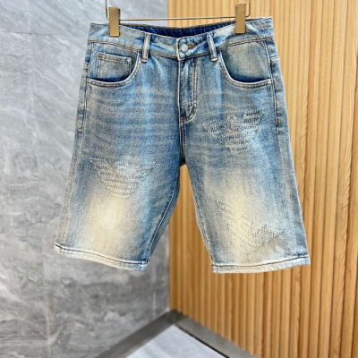 Armani 2025 Mens Casual Denim Half Pants - 알마니 남성 캐쥬얼 데님 반바지 Arm0219x.Size(28 - 36).블루