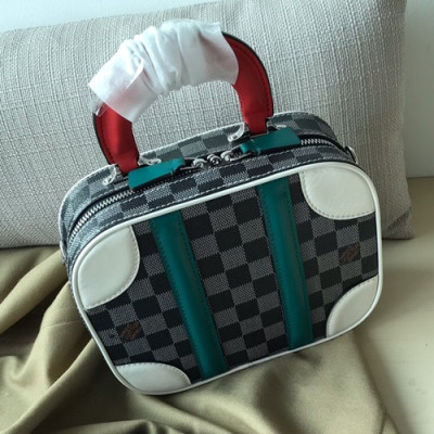 Louis Vuitton Monogram Mini Luggage Tote Shoulder Bag,20/25cm - 루이비통 모노그램 미니 러기지 토트 숄더백  M44582/M44581,LOUB1306,20/25cm,블랙