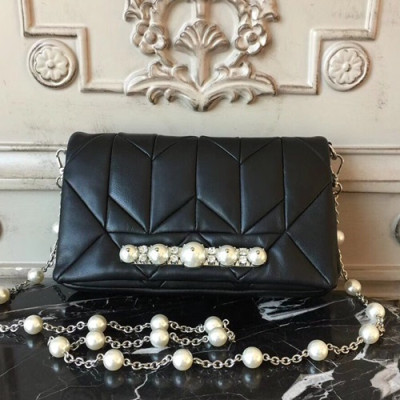 MiuMiu 2019 Chain Shoulder Bag,21.5cm - 미우미우 2019 체인 숄더백,5BD063, MIUB0266, 21.5cm,블랙