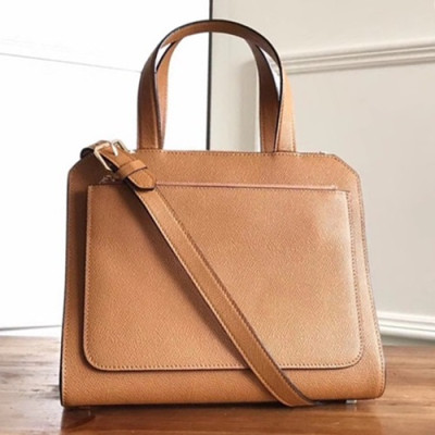 Valextra 2019 Passepartout Leather Tote Shoulder Bag,26CM - 발렉스트라 2019 패스파토 레더 토트 숄더백,VALB0044,26CM,카멜