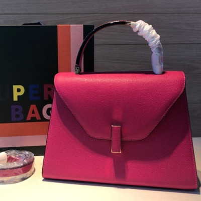 Valextra 2019 Epsom Leather Tote Shoulder Bag,22/26/30CM - 발렉스트라 2019 엡송 레더 토트 숄더백,VALB0057,22/26/30CM,핫핑크