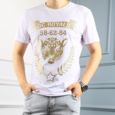 philipp-plein 2019 Mens Logo Cotton Short Sleeved Tshirt - 필립플레인 남성 로고 코튼 반팔티 phits0031.Size(M- 2XL).컬러(화이트)