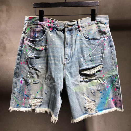 Amiri 2019 Mens Slim Fit Denim Half Pants - 아미리 남성 슬림핏 데님 반바지 Amihp0005.Size(30 - 36). 블루