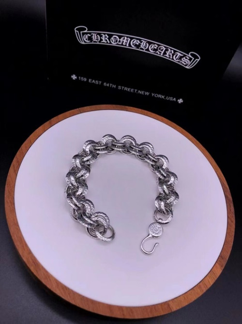 Chrome hearts M casual bangle - 크롬하츠 남자 실버 팔찌 Chr0004.