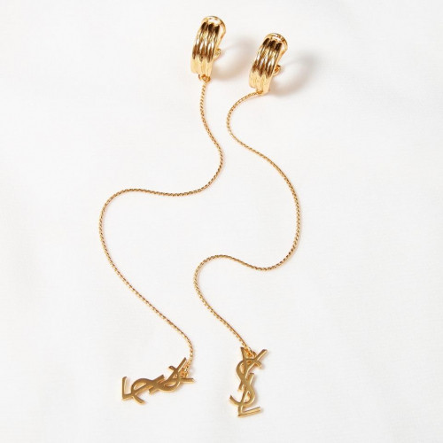 Saint Laurent Vintage Earring  -입생로랑 빈티지 이어링 Sai0001.(옐로우 골드)