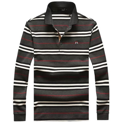 Burberry 2019 Mens Cotton T-shirt - 버버리 남성 코튼 긴팔티셔츠 BURTS0037,Size(M- 3XL).블랙/네이비