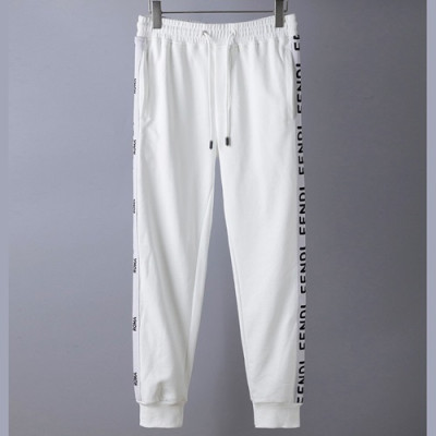 Fendi 2019 Mens Casual Logo Training Pants  -펜디 남성 캐쥬얼 로고 트레이닝 팬츠 FENTP0058.Size(M-2XL).컬러(화이트)