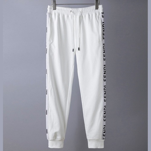 Fendi 2019 Mens Casual Logo Training Pants  -펜디 남성 캐쥬얼 로고 트레이닝 팬츠 FENTP0058.Size(M-2XL).컬러(화이트)