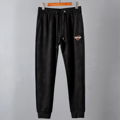 Prada 2019 Mens Logo Cotton Training Pants - 프라다 2019 남성 로고 코튼 트레이닝 팬츠 PRATP0031.Size(m - 3xl).컬러(블랙)