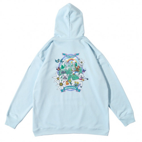 Vetements 2019 Mm/Wm Logo Oversize Cotton Hood Tee - 베트멍 남자 레드 로고 오버사이즈 코튼 후드티 Vet03x.Size(xs - l).스카이블루