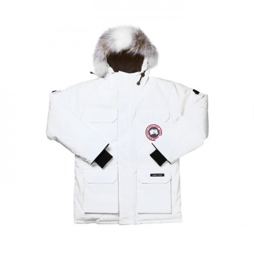 [커스텀급]Canada Goose 2019 Mens 08Expedition Logo Oversize Down Padding - 캐나다구스 2019 남성 로고 오버사이즈 다운패딩 Can0095x.Size(xs - 2xl).화이트