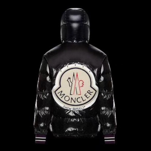 [매장판]Moncler 2019 Mm/Wm Patch Logo Modern Down Padding - 몽클레어 2019 남여 패치 로고 모던 다운 패딩 Moc0543x.Size(s - l).블랙