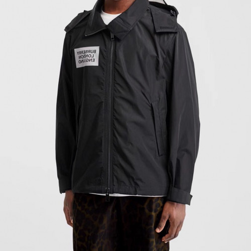 Burberry 2019 Mens Logo Casual Oversize Windproof Jacket - 버버리 2019 남성 로고 캐쥬얼 오버사이즈 방풍자켓 Bur0907x.Size(xs - l).블랙