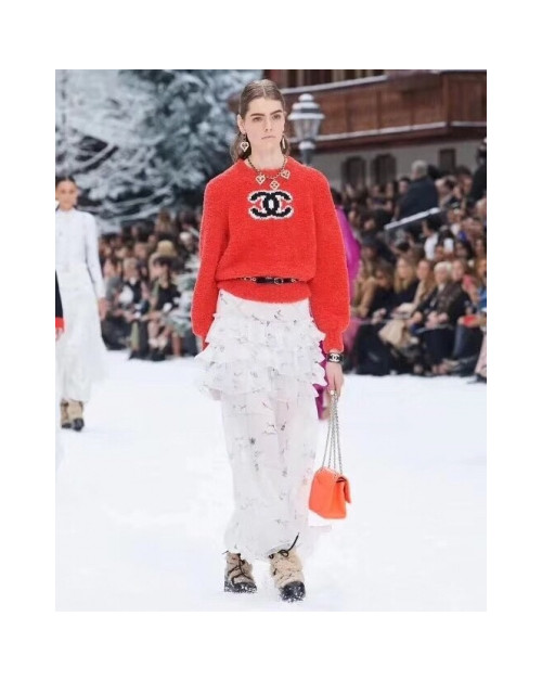 Chanel 2019 Ladies  Logo Wool Sweater - 샤넬 2019 여성 로고 울 스웨터 Cnl0443x.Size(xs - l).레드