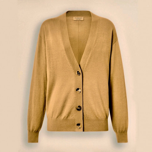 Burberry 2019 Womens Retro Logo Wool Cardigan - 버버리 2019 여성 레트로 로고 울 가디건 Bur0950x.Size(s - xl).카멜