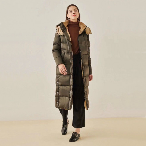 [매장판]Maxmara 2019 Ladies Long Down Padding  - 막스마라 2019 여성 롱다운 패딩 Max005x.Size(s - xl).그린