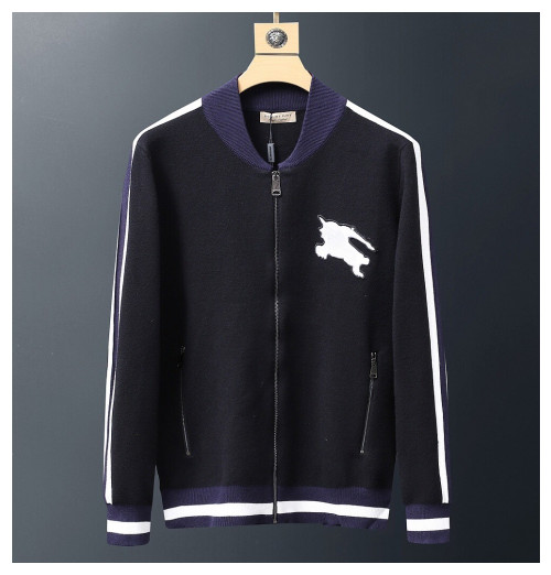 Burberry 2019 Mens Retro Logo Zip-up Sweater - 버버리 2019 남성 레트로 로고 집업 스웨터 Bur0982x.Size(m - 3xl).블랙
