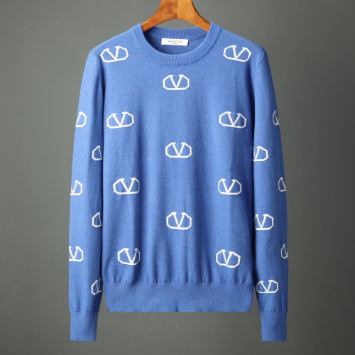 Valentino 2019 Mens Logo Wool sweater - 발렌티노 2019 남성 로고 울 스웨터 Val0234x.Size(m - 2xl).스카이블루