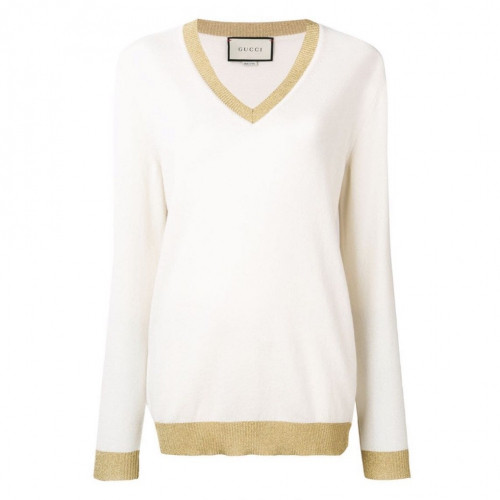 Gucci 2019 Womens V-neck Wool Sweater - 구찌 2019 여성 브이넥 울 스웨터 Guc01299x.Size (s - xl).크림