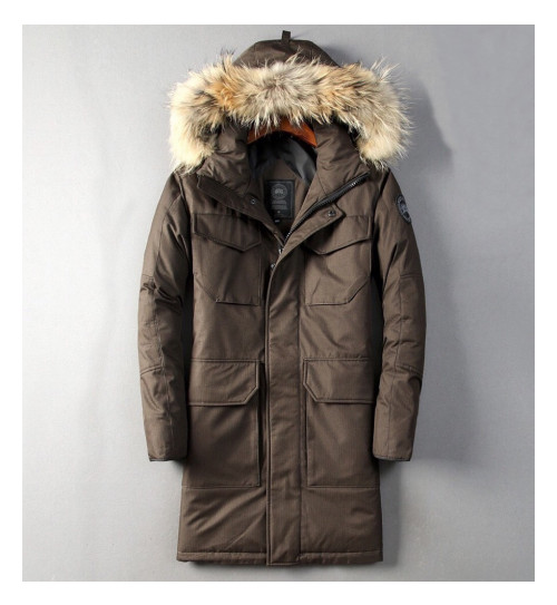 [커스텀급]Canada Goose 2019 Mens 09 Expedition Logo Long Down Padding - 캐나다구스 2019 남성 로고 롱다운 패딩 Can0116x.Size(m - 3xl).카키