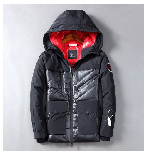 Moncler 2019 Mens Patch Logo Modern Down Padding - 몽클레어 2019 남성 패치 로고 모던 다운패딩 Moc0733x.Size(m - 3xl).블랙