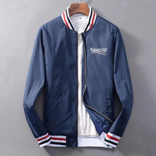 Balenciaga 2019 Mens Logo Casual Jacket - 발렌시아가 2019 남성 로고 캐쥬얼 자켓 Bal0293x.Size(m - 3xl).블루