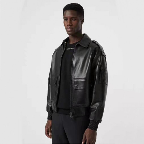 Burberry 2019 Mens Casual Sheep Skin Jacket - 버버리 2019 남성 캐쥬얼 양가죽 자켓 Bur01133x.Size(m - 2xl).블랙