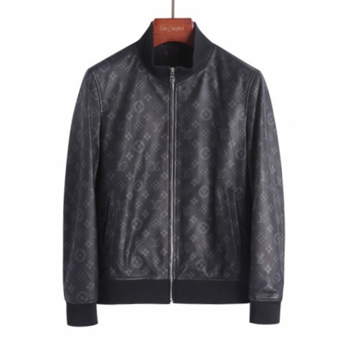 Louis vuitton 2019 Mens Logo Casual Sheep-skin Jacket - 루이비통  2019 남성 로고 캐쥬얼 양가죽 자켓 Lou01258x.Size(m - 3xl).블랙