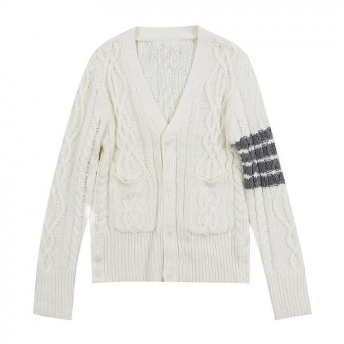 Thom Browne 2019 Womens Strap Cardigan - 톰브라운 2019 여성 스트랩 가디건 Thom0250x.Size(s - l).화이트