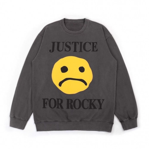 Kanye west 2019 Mm/Wm Logo Oversize Cotton Man-to-man - 카니예 웨스트 2019 남자 로고 오버사이즈 코튼 맨투맨 Kany0011x.Size(l - xl).그레이