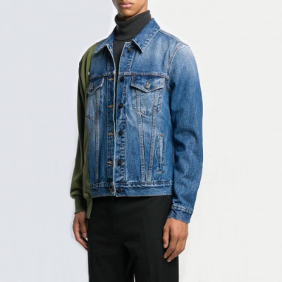 Palm Angels 2019 Mens Logo Denim Jacket - 팜 엔젤스 2019 남성 로고 데님자켓 Palm0030x.Size(s - xl).블루