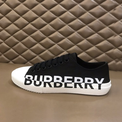 Burberry 2019 Mens Canvas Sneakers - 버버리 2019 남성용 캔버스 스니커즈 BURS0032,Size(240 - 270).블랙