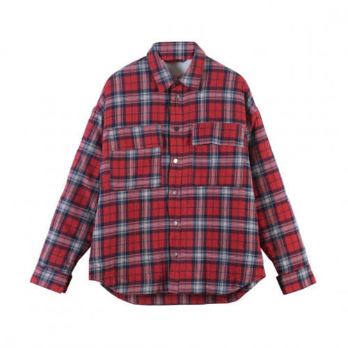 Fear of god 2019 Mens Oversize Minimal Down shirt  - 피어오브갓 2019 남성 오버사이즈 미니멀 다운셔츠 Fea0033x.Size(xs - l).레드