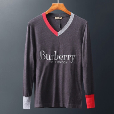 Burberry 2019 Mens Logo Casual Sweater - 버버리 2019 남성 로고 캐쥬얼 스웨터 Bur0894x.Size(m - 3xl).그레이