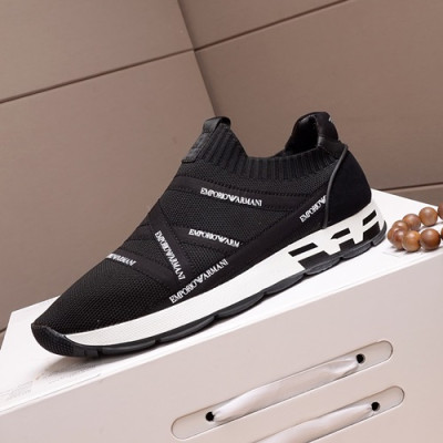 Armani 2019 Mens Sneakers  - 알마니 2019 남성용 스니커즈 ARMS0103,Size(240 - 270).블랙